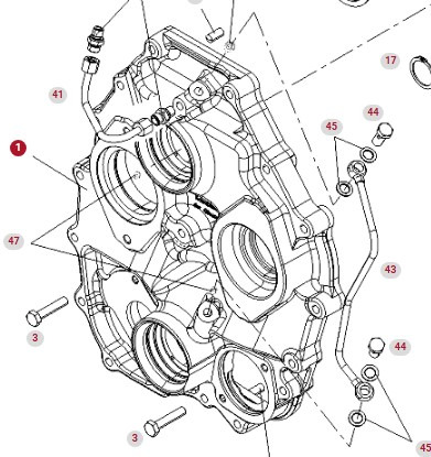 Fendt 930 933 936 939 942 Vario Gen 6 Pokrywa Napędu Pompy CZĘŚCI H218PP0135010 - Motor a diely pre Traktor: obrázok 1 Fendt 930 933 936 939 942 Vario Gen 6 Pokrywa Napędu Pompy CZĘŚCI H218PP0135010 - Motor a diely pre Traktor: obrázok 1