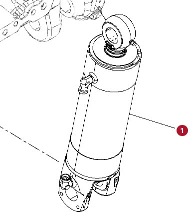 Fendt 930 933 936 942 GEN 7 Siłownik Hydrauliczny Tylnego TUZ CZĘŚCI H218PB400102A - Hydraulický valec pre Poľnohospodárske stroje: obrázok 1 Fendt 930 933 936 942 GEN 7 Siłownik Hydrauliczny Tylnego TUZ CZĘŚCI H218PB400102A - Hydraulický valec pre Poľnohospodárske stroje: obrázok 1