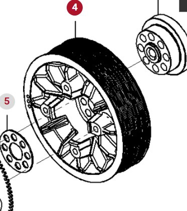 Fendt 936 Gen 7 Silnik D1556LE523 Tłumik Drgań Koło Pasowe H218PF150087A CZĘŚCI - Motor a diely pre Traktor: obrázok 2 Fendt 936 Gen 7 Silnik D1556LE523 Tłumik Drgań Koło Pasowe H218PF150087A CZĘŚCI - Motor a diely pre Traktor: obrázok 2