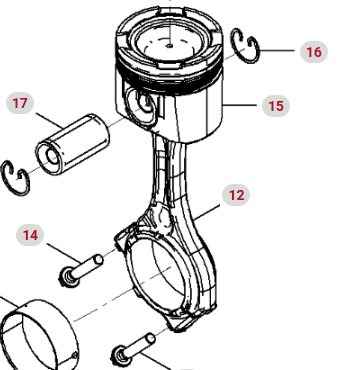Fendt 936 Gen 7 Silnik D1556LE523 Wał Korbowy Korbowód H218PF150094A H218PF150099A CZĘŚCI - Kľukový hriadeľ pre Poľnohospodárske stroje: obrázok 1 Fendt 936 Gen 7 Silnik D1556LE523 Wał Korbowy Korbowód H218PF150094A H218PF150099A CZĘŚCI - Kľukový hriadeľ pre Poľnohospodárske stroje: obrázok 1