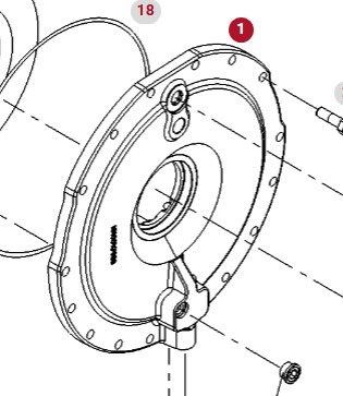 Fendt Vario 1038 1042 1046 1050 GEN 3 Pokrywa Hamulcy F530300200200 - Diely bŕzd pre Poľnohospodárske stroje: obrázok 1 Fendt Vario 1038 1042 1046 1050 GEN 3 Pokrywa Hamulcy F530300200200 - Diely bŕzd pre Poľnohospodárske stroje: obrázok 1