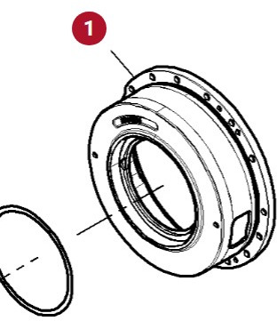 Fendt Vario 1038 1042 1046 1050 GEN 3 Pokrywa Łożyska Przedniej Osi F530300190010 - Predná náprava pre Poľnohospodárske stroje: obrázok 1 Fendt Vario 1038 1042 1046 1050 GEN 3 Pokrywa Łożyska Przedniej Osi F530300190010 - Predná náprava pre Poľnohospodárske stroje: obrázok 1