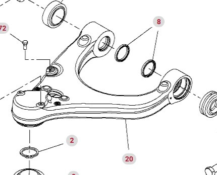 Fendt Vario 1038 1042 1046 1050 GEN 3 Wahacz Kompletny Lewy Lewa Strona F530300051100 - Odpruženie pre Poľnohospodárske stroje: obrázok 1 Fendt Vario 1038 1042 1046 1050 GEN 3 Wahacz Kompletny Lewy Lewa Strona F530300051100 - Odpruženie pre Poľnohospodárske stroje: obrázok 1
