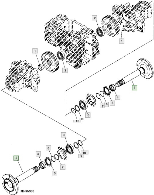 John Deere 3120 3320 3520 3720 - oś tylna - półoś LVU801535 - Poloos pre Poľnohospodárske stroje: obrázok 1 John Deere 3120 3320 3520 3720 - oś tylna - półoś LVU801535 - Poloos pre Poľnohospodárske stroje: obrázok 1