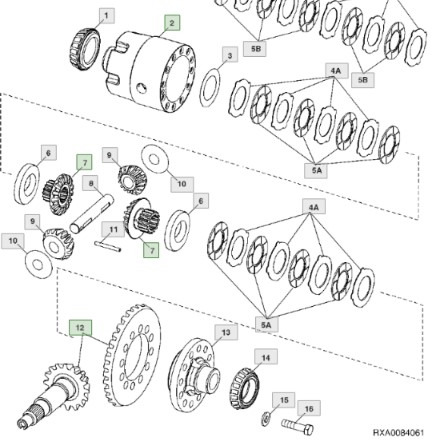 John Deere 7830 Atak Wałek Zębaty Dyferencjał Obudowa Przekładnia RE576716 R130753 R237713 R130754 - Diferenciál pre Poľnohospodárske stroje: obrázok 1 John Deere 7830 Atak Wałek Zębaty Dyferencjał Obudowa Przekładnia RE576716 R130753 R237713 R130754 - Diferenciál pre Poľnohospodárske stroje: obrázok 1