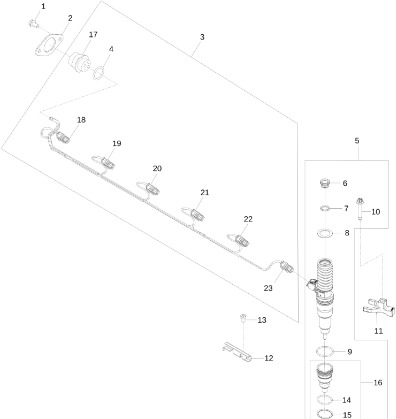 John Deere 9470RX - Wiązka przewodów RE534282 (Silnik) - Kábel/ Káblový zväzok pre Poľnohospodárske stroje: obrázok 1 John Deere 9470RX - Wiązka przewodów RE534282 (Silnik) - Kábel/ Káblový zväzok pre Poľnohospodárske stroje: obrázok 1