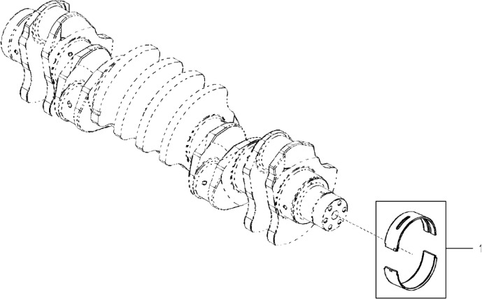 John Deere 9470RX - Zestaw łoźyska RE531766 (Silnik) - Ložiska motoru pre Traktor: obrázok 1 John Deere 9470RX - Zestaw łoźyska RE531766 (Silnik) - Ložiska motoru pre Traktor: obrázok 1