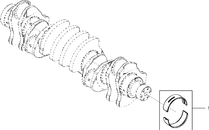 John Deere 9470RX - Zestaw łoźyska RE531767 (Silnik) - Ložiska motoru pre Poľnohospodárske stroje: obrázok 1 John Deere 9470RX - Zestaw łoźyska RE531767 (Silnik) - Ložiska motoru pre Poľnohospodárske stroje: obrázok 1