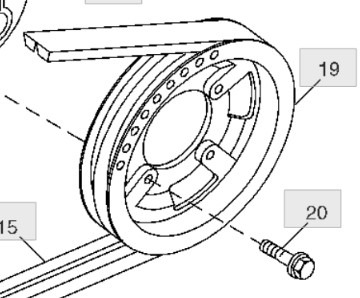 John Deere 9780CTS 9780HM 9780 CTS Koło Prowadzące H166138 - Otočný ložisko pre Poľnohospodárske stroje: obrázok 1 John Deere 9780CTS 9780HM 9780 CTS Koło Prowadzące H166138 - Otočný ložisko pre Poľnohospodárske stroje: obrázok 1