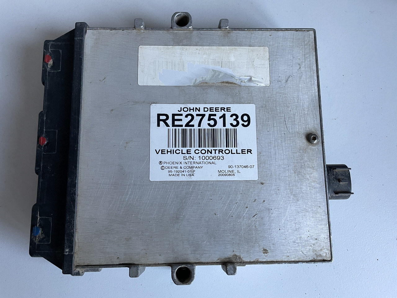 John Deere - moduł sterownik RE275139 - Elektrický systém pre Poľnohospodárske stroje: obrázok 1 John Deere - moduł sterownik RE275139 - Elektrický systém pre Poľnohospodárske stroje: obrázok 1