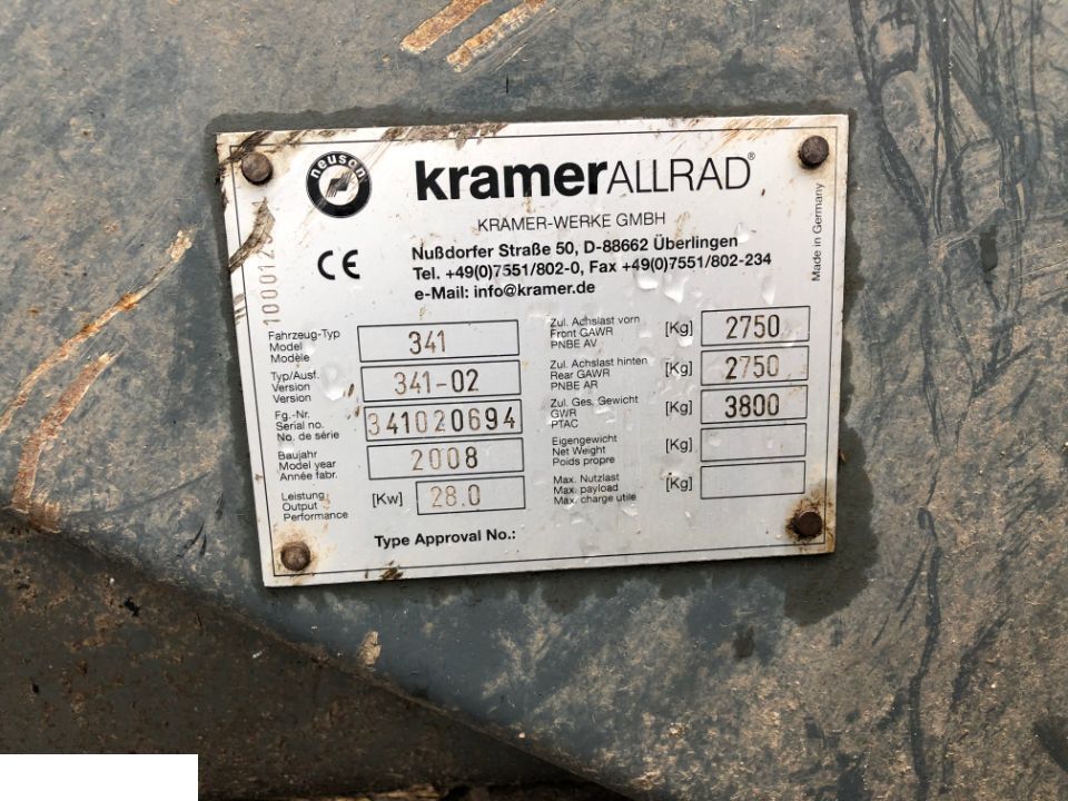 Kramer Allrad 280 341-02 Radlader - Części - Chłodnica - Chladič pre Kolesový nakladač: obrázok 3 Kramer Allrad 280 341-02 Radlader - Części - Chłodnica - Chladič pre Kolesový nakladač: obrázok 3