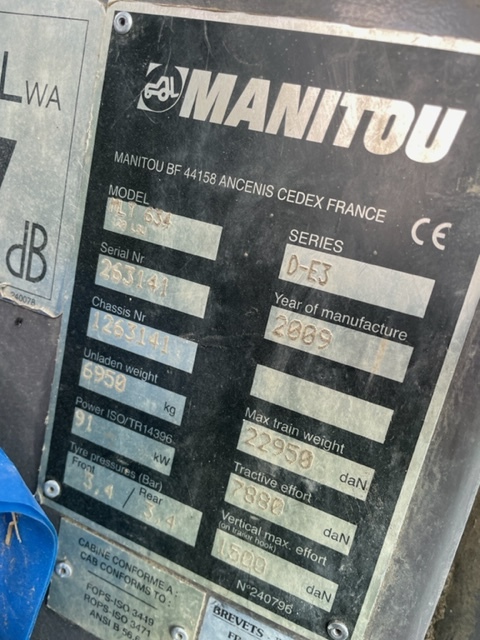 Manitou 634-120 LSU zwolnica zwrotnica skrzynia biegów koła kabina części - Tehlica pre Poľnohospodárske stroje: obrázok 4 Manitou 634-120 LSU zwolnica zwrotnica skrzynia biegów koła kabina części - Tehlica pre Poľnohospodárske stroje: obrázok 4