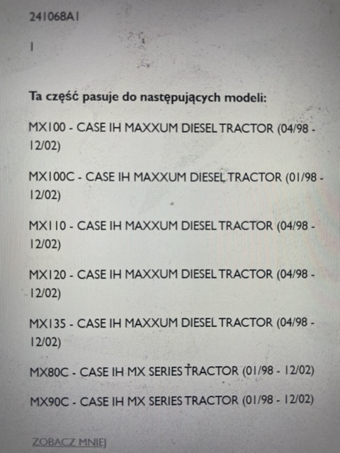 MX110 | MX120 | MX130 | MX135 - Case 241068A1 - Obudowa Podnośnika WOM - Náhradný diel pre Traktor: obrázok 3 MX110 | MX120 | MX130 | MX135 - Case 241068A1 - Obudowa Podnośnika WOM - Náhradný diel pre Traktor: obrázok 3