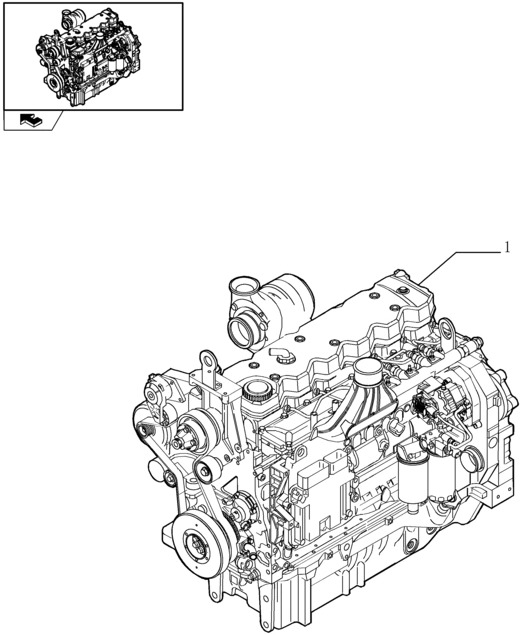New Holland T6090 Reman-long block long block - nef - tier 3 - 6 cyl - injectors supplied 5801850546R - Motor pre Traktor: obrázok 1 New Holland T6090 Reman-long block long block - nef - tier 3 - 6 cyl - injectors supplied 5801850546R - Motor pre Traktor: obrázok 1