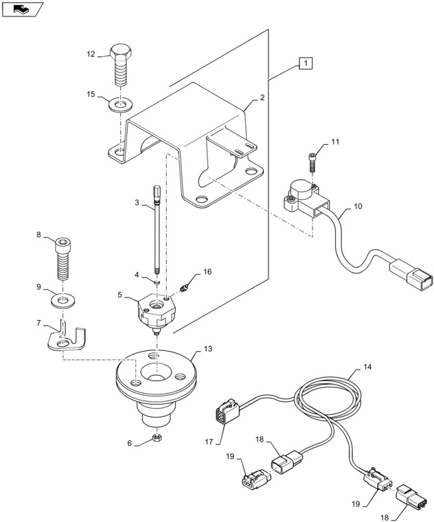 New Holland T6090 T6070 Czujnik 87524642 - Senzor pre Poľnohospodárske stroje: obrázok 1 New Holland T6090 T6070 Czujnik 87524642 - Senzor pre Poľnohospodárske stroje: obrázok 1