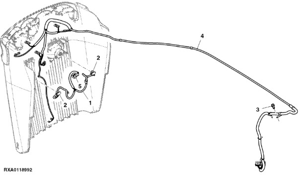 RE306002 John Deere 8345R - Wiązka przewodów - Kábel/ Káblový zväzok pre Traktor: obrázok 1 RE306002 John Deere 8345R - Wiązka przewodów - Kábel/ Káblový zväzok pre Traktor: obrázok 1