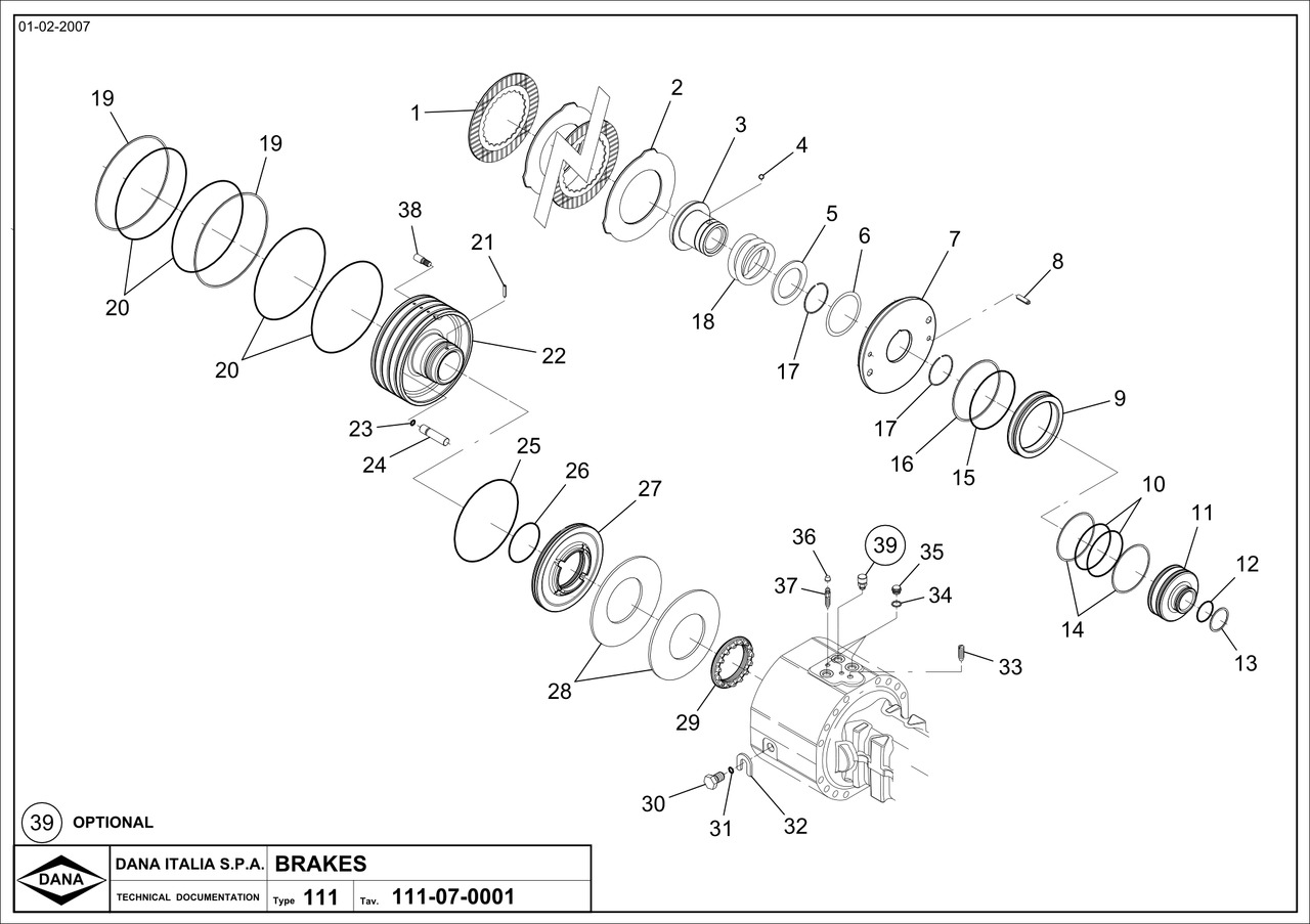SPICER 311/211/174 Hamulec Kompletny CZĘŚCI - Diely bŕzd pre Poľnohospodárske stroje: obrázok 1 SPICER 311/211/174 Hamulec Kompletny CZĘŚCI - Diely bŕzd pre Poľnohospodárske stroje: obrázok 1