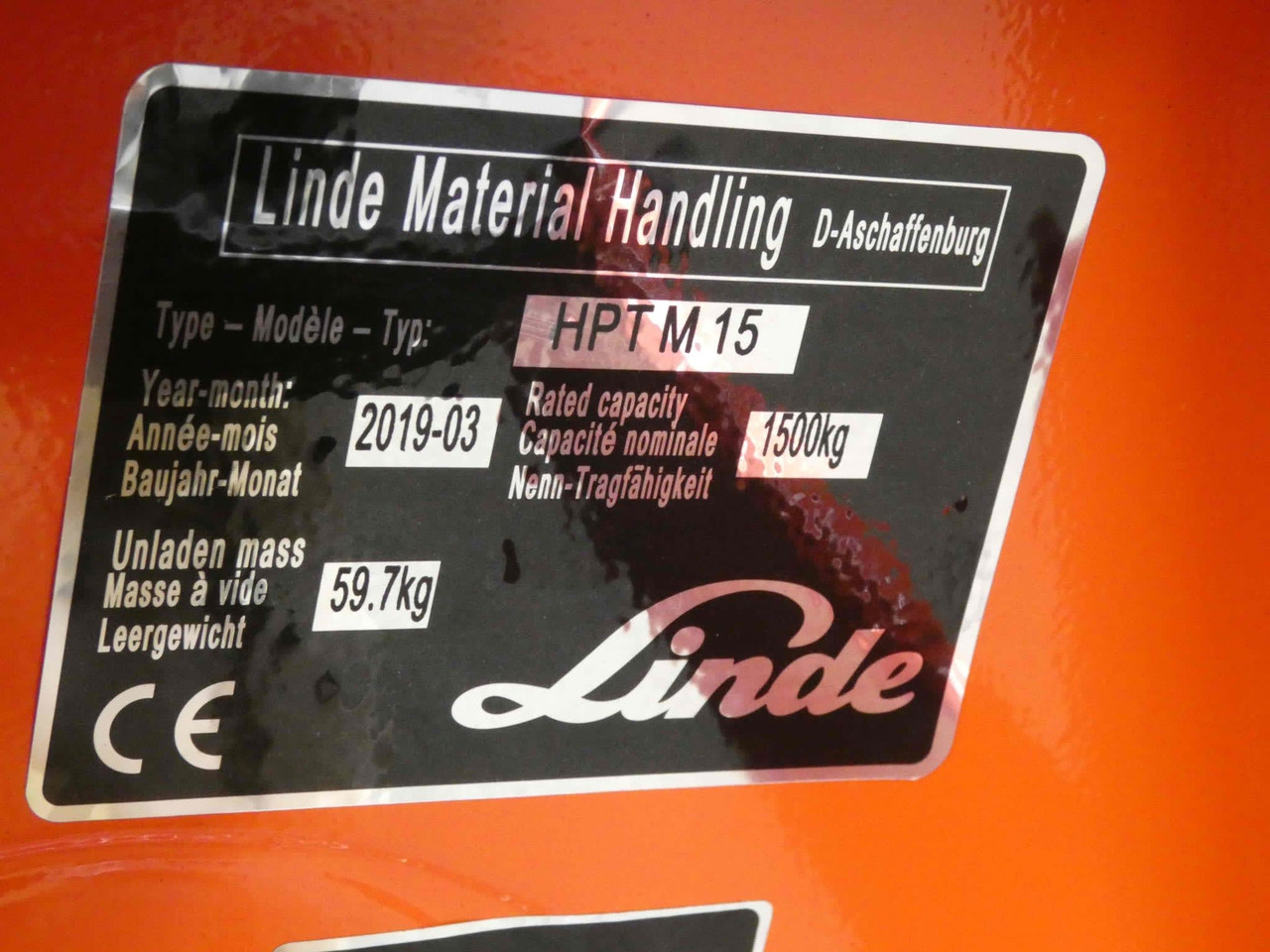 Linde 3x HPTM15/565mm - Paletový vozík: obrázok 2 Linde 3x HPTM15/565mm - Paletový vozík: obrázok 2