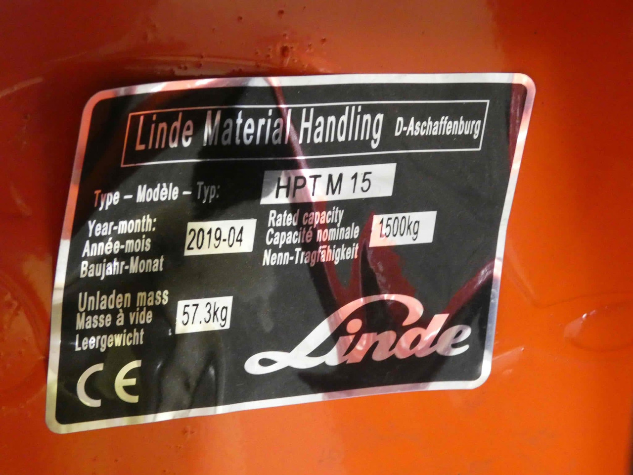 Linde 4x HPTM15High/350mm - Paletový vozík: obrázok 2 Linde 4x HPTM15High/350mm - Paletový vozík: obrázok 2