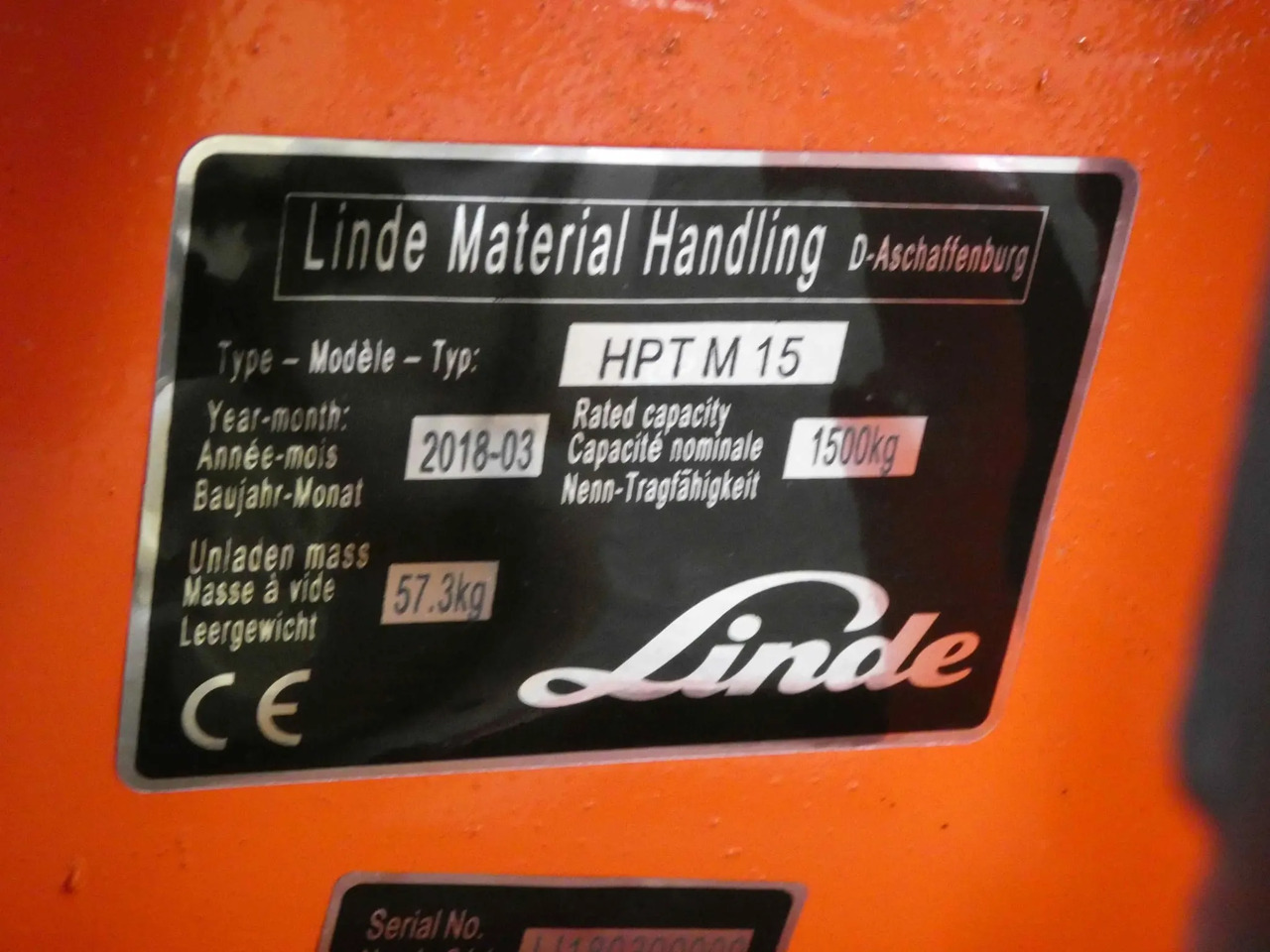 Linde 4x HPTM15Low/350mm - Paletový vozík: obrázok 4 Linde 4x HPTM15Low/350mm - Paletový vozík: obrázok 4