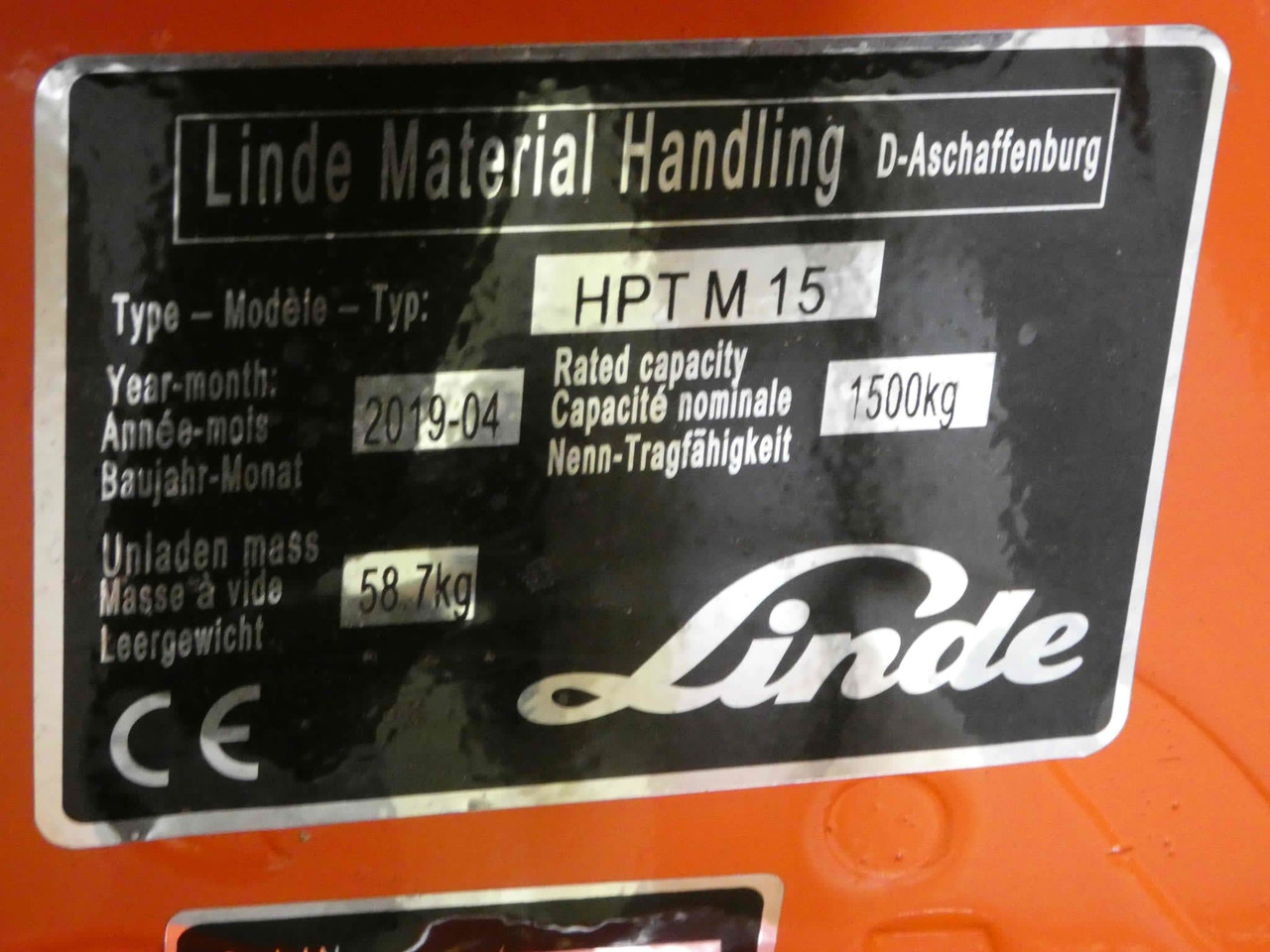 Linde 8x HPTM15/490mm - Paletový vozík: obrázok 2 Linde 8x HPTM15/490mm - Paletový vozík: obrázok 2