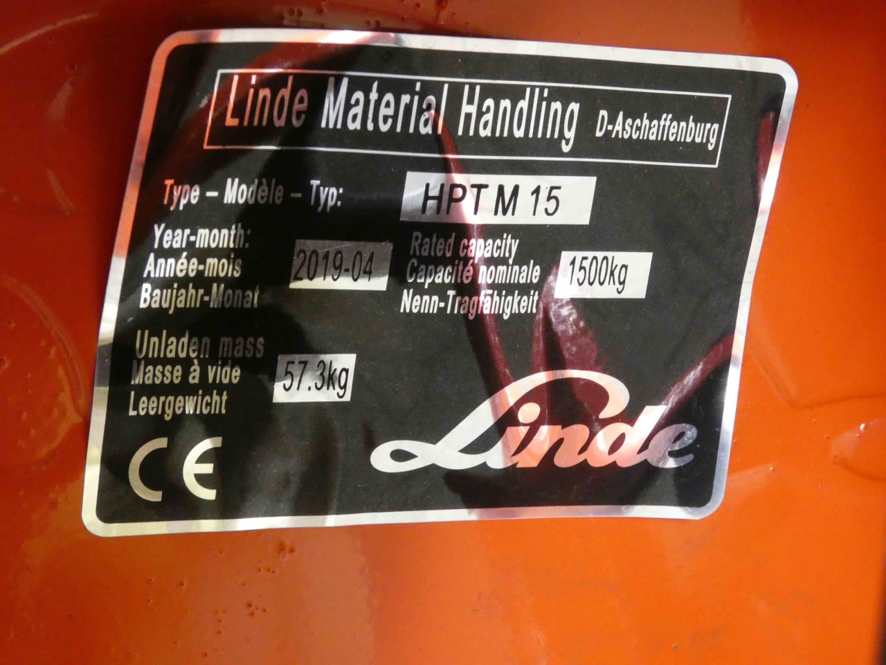 Linde 8x HPTM15High/350mm - Paletový vozík: obrázok 2 Linde 8x HPTM15High/350mm - Paletový vozík: obrázok 2