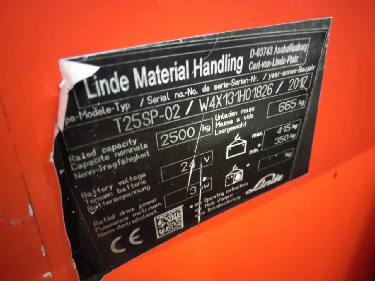 Linde T25SP-02/2500mm - Paletový vozík: obrázok 5 Linde T25SP-02/2500mm - Paletový vozík: obrázok 5