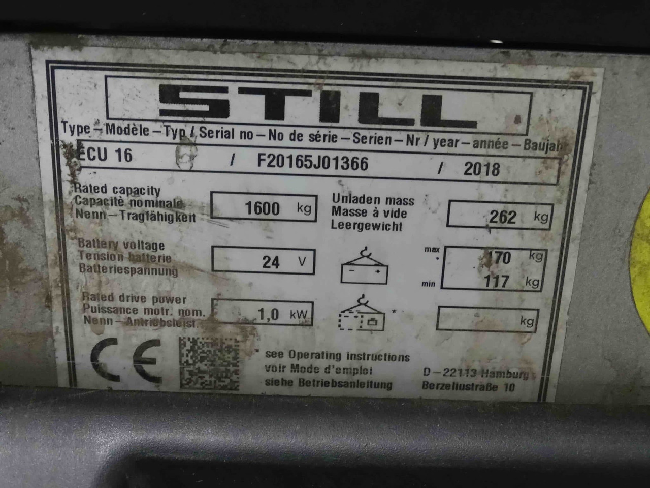 STILL ECU16 - Paletový vozík: obrázok 2 STILL ECU16 - Paletový vozík: obrázok 2