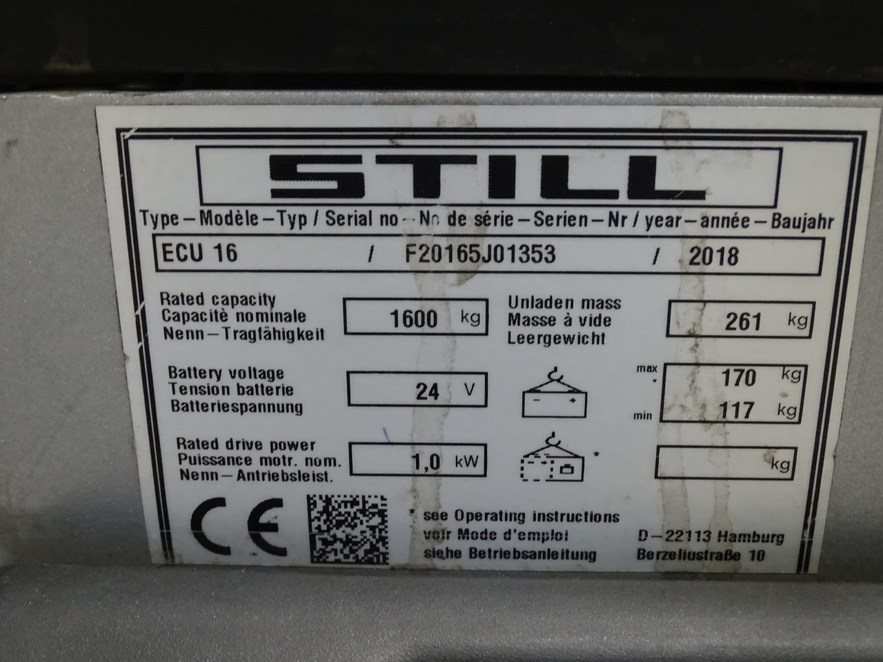 STILL ECU16 - Paletový vozík: obrázok 2 STILL ECU16 - Paletový vozík: obrázok 2