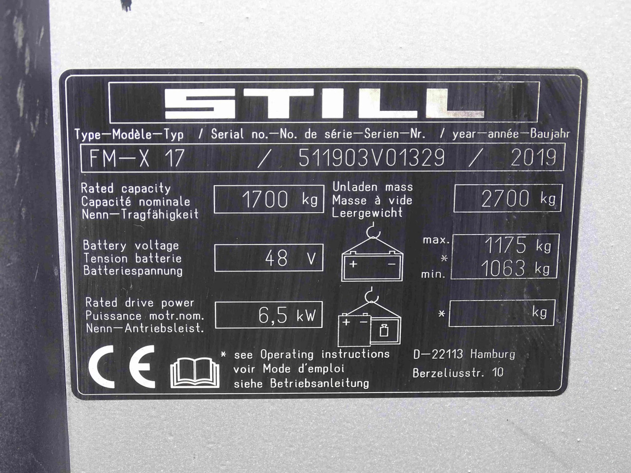 STILL FM-X17 - Skladový zakladač: obrázok 2 STILL FM-X17 - Skladový zakladač: obrázok 2