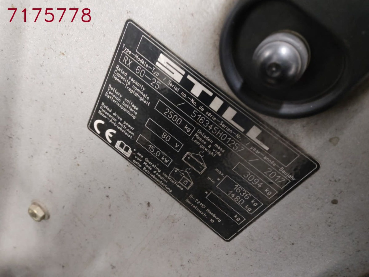 STILL RX60-25 - Elektrický vysokozdvižný vozík: obrázok 5 STILL RX60-25 - Elektrický vysokozdvižný vozík: obrázok 5