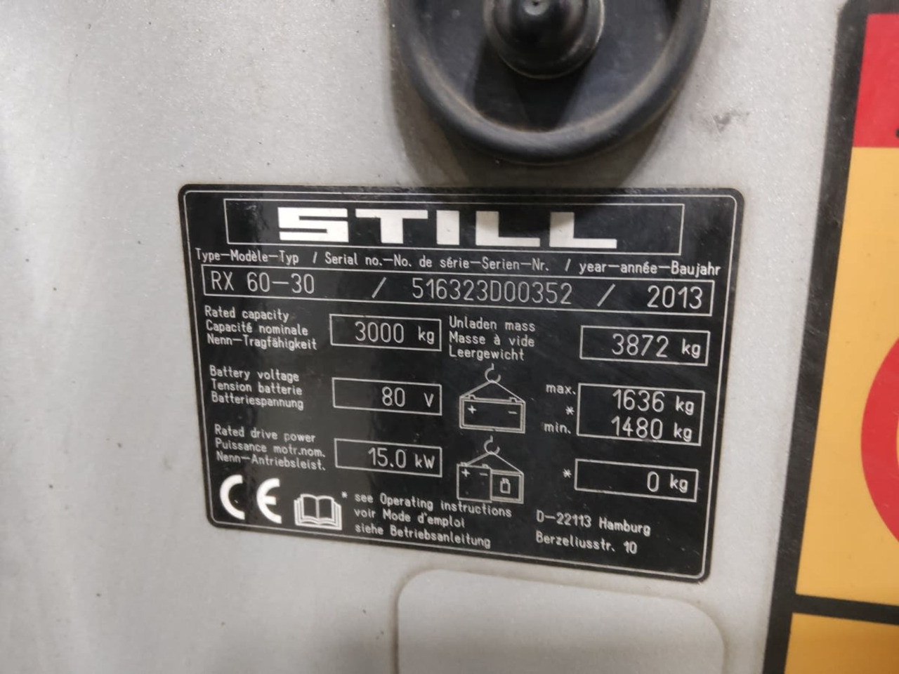 STILL RX60-30 - Elektrický vysokozdvižný vozík: obrázok 5 STILL RX60-30 - Elektrický vysokozdvižný vozík: obrázok 5