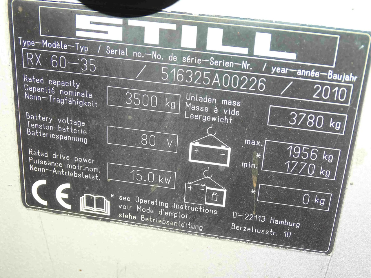 STILL RX60-35 - Elektrický vysokozdvižný vozík: obrázok 5 STILL RX60-35 - Elektrický vysokozdvižný vozík: obrázok 5