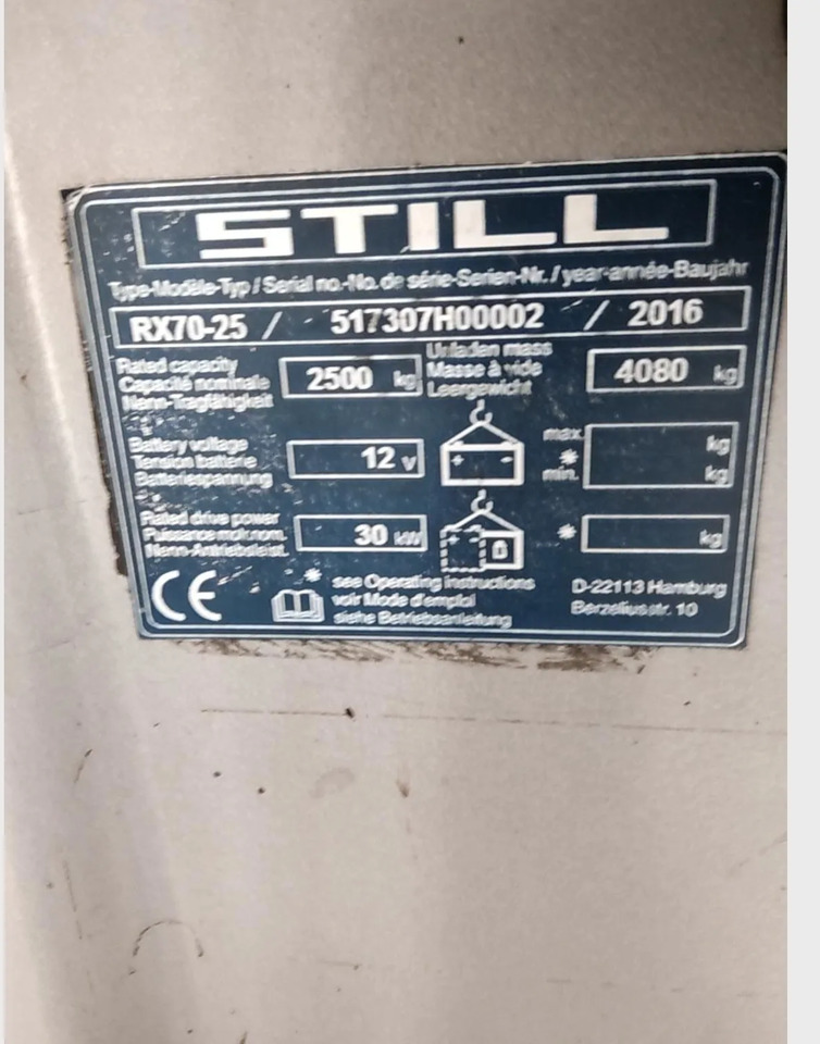 STILL RX70-25T - Plynový vysokozdvižný vozík: obrázok 5 STILL RX70-25T - Plynový vysokozdvižný vozík: obrázok 5