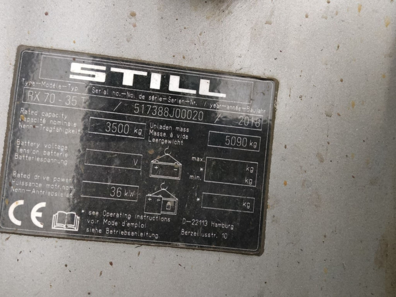 STILL RX70-35T - Plynový vysokozdvižný vozík: obrázok 2 STILL RX70-35T - Plynový vysokozdvižný vozík: obrázok 2