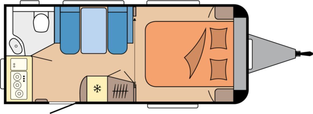 Hobby De Luxe 460 SFf 1500kg. Ambiente, FBH - Obytný príves: obrázok 2 Hobby De Luxe 460 SFf 1500kg. Ambiente, FBH - Obytný príves: obrázok 2