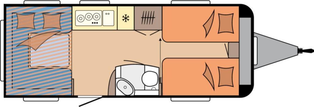 Hobby De Luxe 515 UHL mit Extras, Lagerabverkauf! - Obytný príves: obrázok 2 Hobby De Luxe 515 UHL mit Extras, Lagerabverkauf! - Obytný príves: obrázok 2