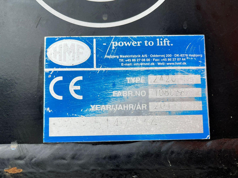 Hydraulická ruka pre Nákladné auto HMF 2420 K5: obrázok 11