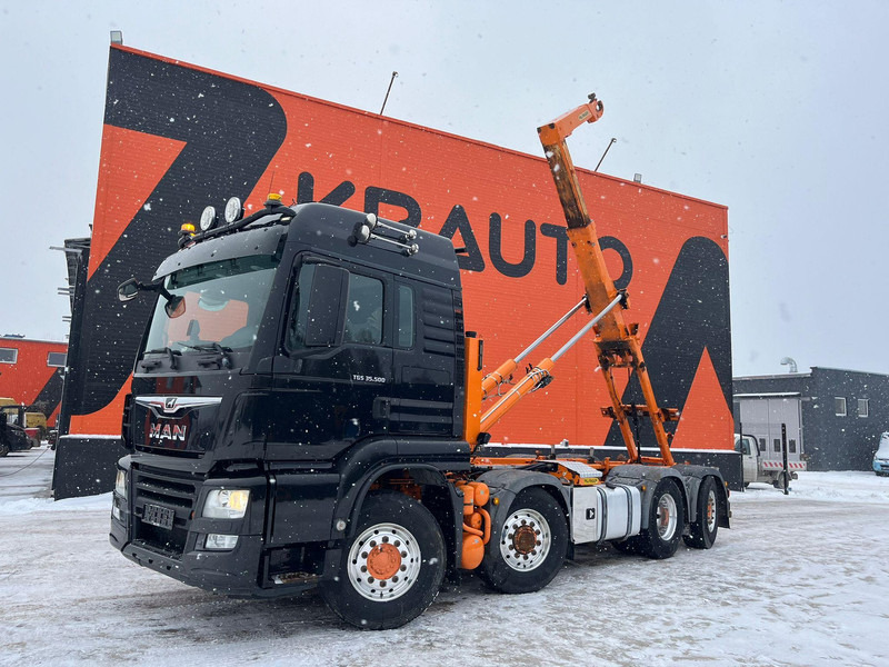 MAN TGS 35.500 8x4H*6 PALFINGER T 20 ton / L=5700 mm / HYDRODRIVE - Hákový nosič kontajnerov: obrázok 2 MAN TGS 35.500 8x4H*6 PALFINGER T 20 ton / L=5700 mm / HYDRODRIVE - Hákový nosič kontajnerov: obrázok 2