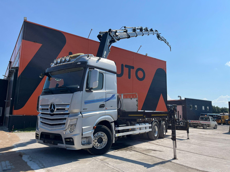 Mercedes-Benz Actros 2551 6x2 HIAB 377-6 HIPRO + JIB / Platform extendable L=6400 -- 7397mm - Valníkový/ Plošinový nákladný automobil, Auto s hydraulickou rukou: obrázok 1 Mercedes-Benz Actros 2551 6x2 HIAB 377-6 HIPRO + JIB / Platform extendable L=6400 -- 7397mm - Valníkový/ Plošinový nákladný automobil, Auto s hydraulickou rukou: obrázok 1