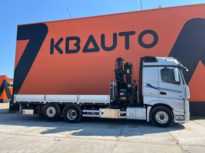 Mercedes-Benz Actros 2551 6x2 HIAB 377-6 HIPRO + JIB / Platform extendable L=6400 -- 7397mm - Valníkový/ Plošinový nákladný automobil, Auto s hydraulickou rukou: obrázok 5 Mercedes-Benz Actros 2551 6x2 HIAB 377-6 HIPRO + JIB / Platform extendable L=6400 -- 7397mm - Valníkový/ Plošinový nákladný automobil, Auto s hydraulickou rukou: obrázok 5
