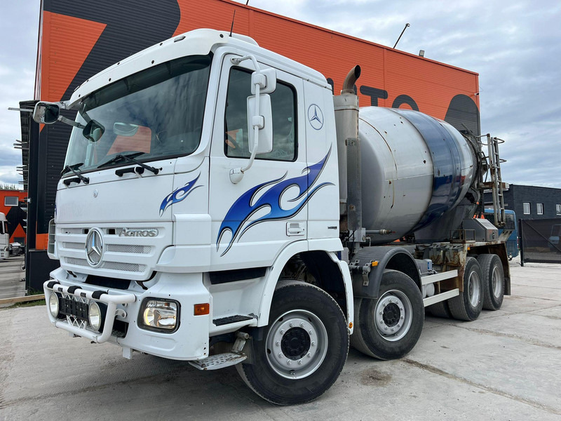 Mercedes-Benz Actros 3241 8x4 MSM 9M 10m3 / FULL STEEL / HUB REDUCTION / CHUTE - Domiešavač: obrázok 2 Mercedes-Benz Actros 3241 8x4 MSM 9M 10m3 / FULL STEEL / HUB REDUCTION / CHUTE - Domiešavač: obrázok 2