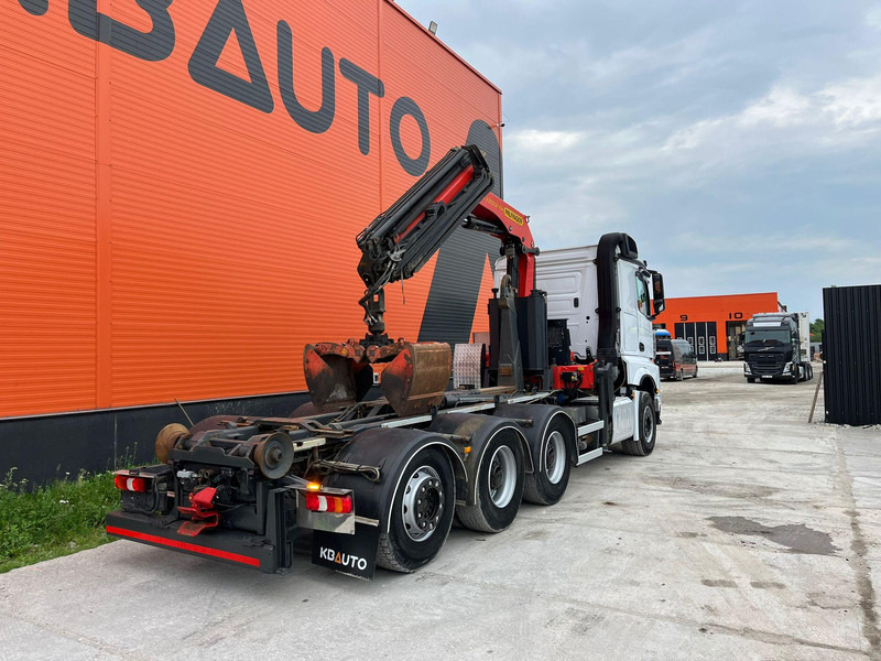 Hákový nosič kontajnerov, Auto s hydraulickou rukou Mercedes-Benz Arocs 3242 8x4 PK22002 / RETARDER / SNOW PLOW EQUIPMENT / GRAPPLE: obrázok 7