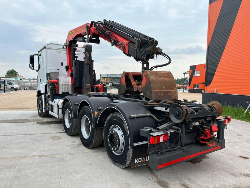 Hákový nosič kontajnerov, Auto s hydraulickou rukou Mercedes-Benz Arocs 3242 8x4 PK22002 / RETARDER / SNOW PLOW EQUIPMENT / GRAPPLE: obrázok 9
