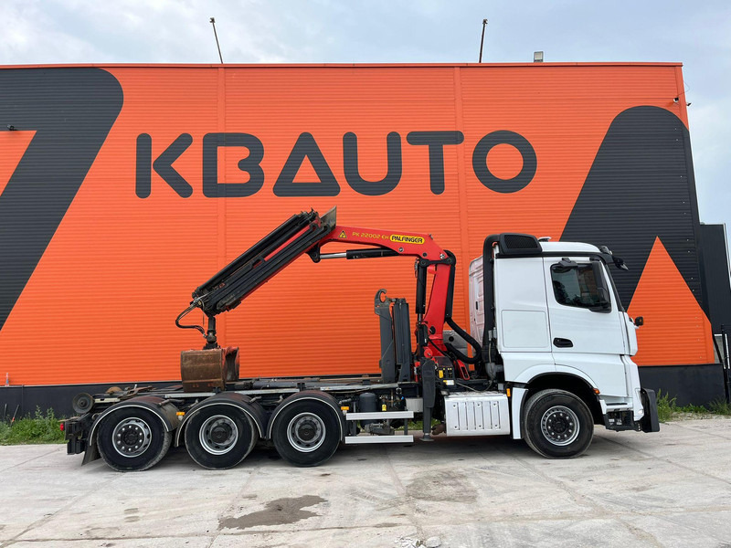Hákový nosič kontajnerov, Auto s hydraulickou rukou Mercedes-Benz Arocs 3242 8x4 PK22002 / RETARDER / SNOW PLOW EQUIPMENT / GRAPPLE: obrázok 6