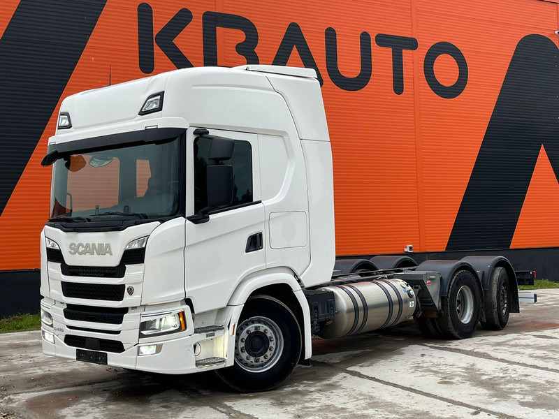 Scania G 410 6x2*4 LNG / RETARDER / CHASSIS L=6514 mm - Podvozek s kabinou: obrázok 1 Scania G 410 6x2*4 LNG / RETARDER / CHASSIS L=6514 mm - Podvozek s kabinou: obrázok 1