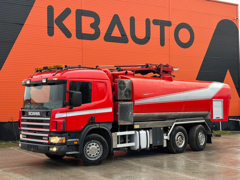 Scania P 124 6x2*4 KORP&SON / TANK 8000 l / VACUUM Wittig RFW260 / PRESSURE Uraca DK716 140 bar / 400 l/min - Fekálne vozidlo: obrázok 1 Scania P 124 6x2*4 KORP&SON / TANK 8000 l / VACUUM Wittig RFW260 / PRESSURE Uraca DK716 140 bar / 400 l/min - Fekálne vozidlo: obrázok 1