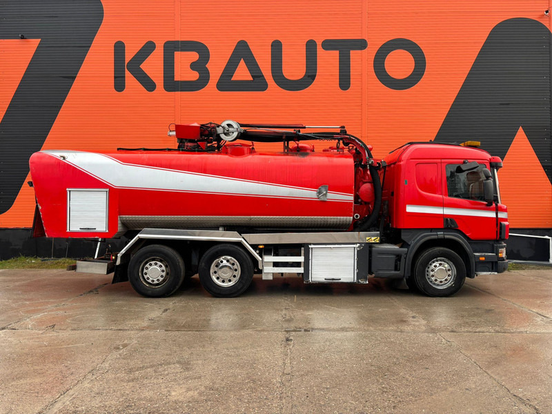 Scania P 124 6x2*4 KORP&SON / TANK 8000 l / VACUUM Wittig RFW260 / PRESSURE Uraca DK716 140 bar / 400 l/min - Fekálne vozidlo: obrázok 4 Scania P 124 6x2*4 KORP&SON / TANK 8000 l / VACUUM Wittig RFW260 / PRESSURE Uraca DK716 140 bar / 400 l/min - Fekálne vozidlo: obrázok 4
