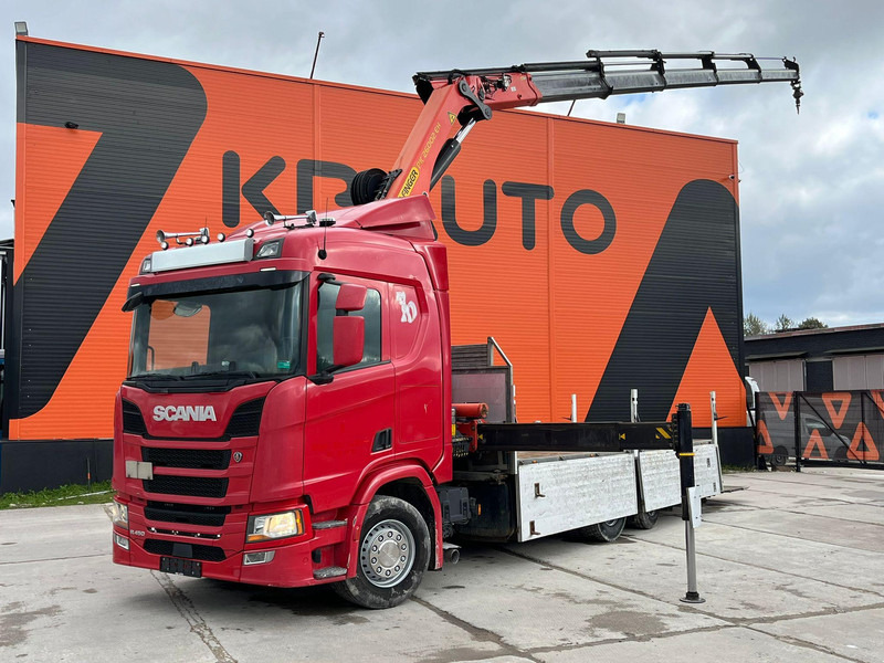 Scania R 450 6x2*4 PK 26002 / PLATFORM L=6482 mm - Valníkový/ Plošinový nákladný automobil, Auto s hydraulickou rukou: obrázok 1 Scania R 450 6x2*4 PK 26002 / PLATFORM L=6482 mm - Valníkový/ Plošinový nákladný automobil, Auto s hydraulickou rukou: obrázok 1