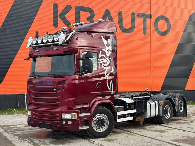 Scania R 490 6x2*4 UNDERBODY SCRAPER / RETARDER / PALIFT L=5400 mm - Hákový nosič kontajnerov: obrázok 1 Scania R 490 6x2*4 UNDERBODY SCRAPER / RETARDER / PALIFT L=5400 mm - Hákový nosič kontajnerov: obrázok 1